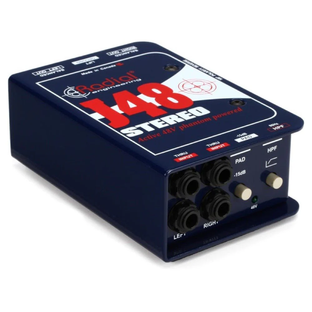 Radial J48 STEREO Stereo Active Direct Box