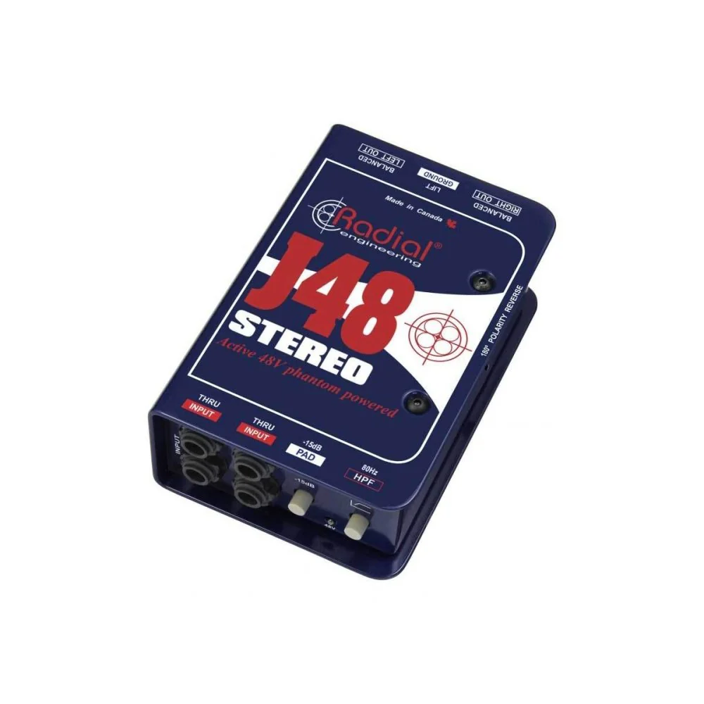 Radial J48 STEREO Stereo Active Direct Box - Image 3