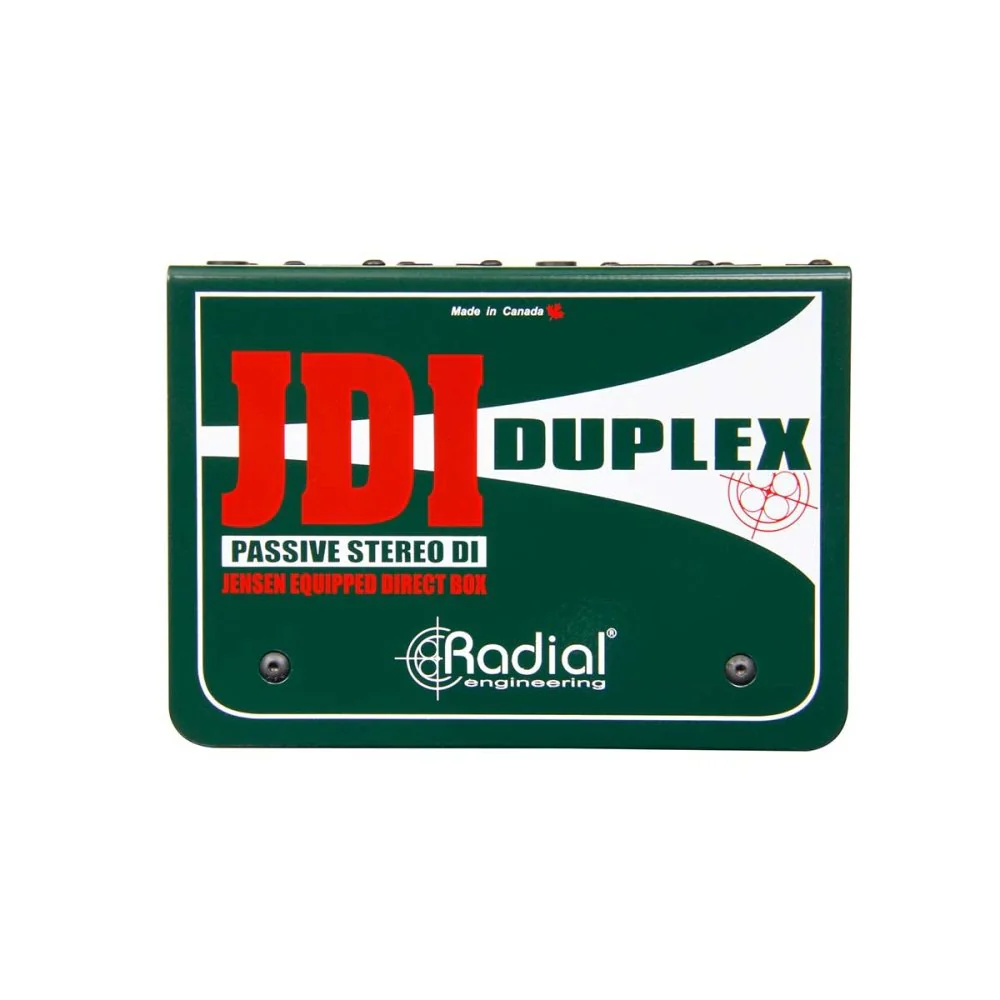 Radial JDI Duplex Premium Stereo Passive DI w/ Jensen Transformer