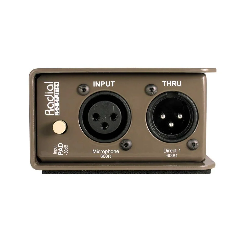 Radial JS2 Mic Splitter w/ 1-Input, 1-Direct Out & 1x Jensen Isolated Outputs - Image 3