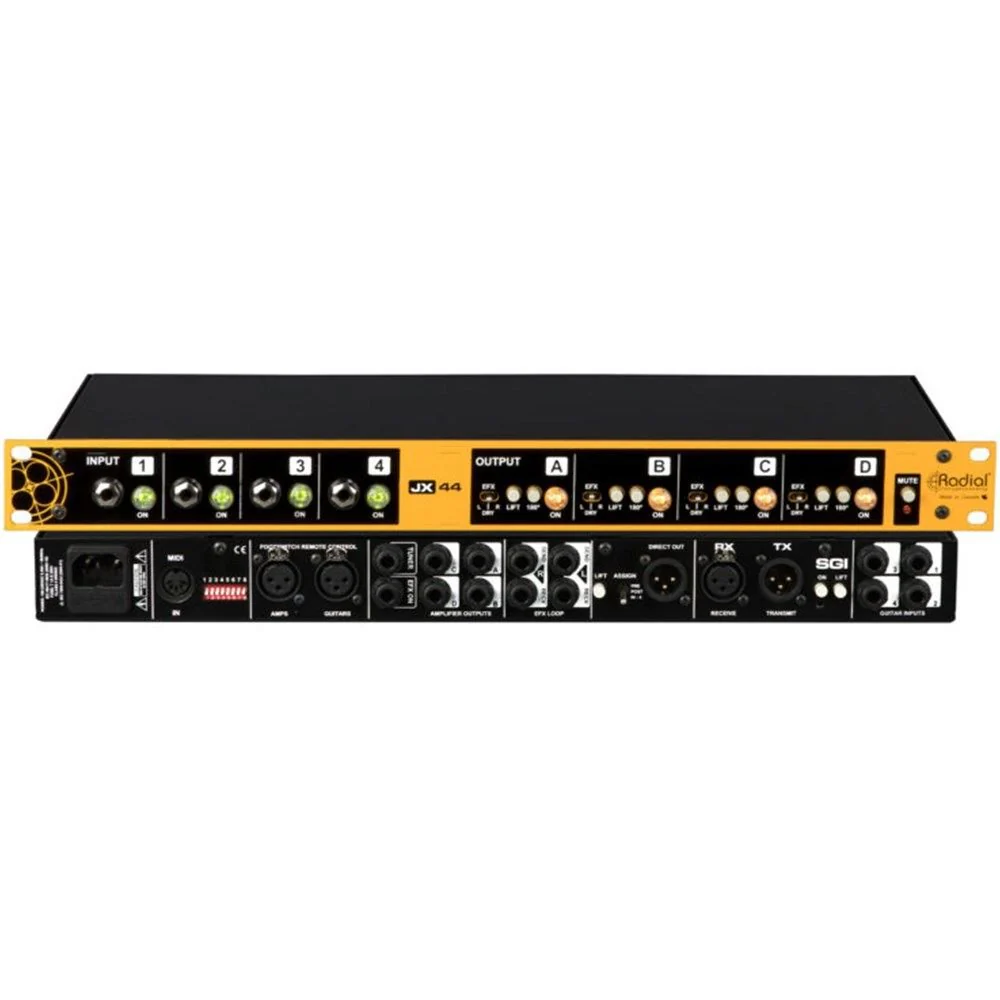 Radial JX44 V2 Concert Touring Guitar, Amp & FX Signal Manager