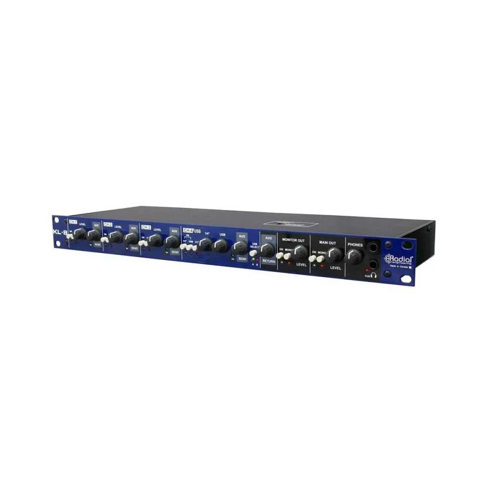 Radial KL-8 Rackmount Keyboard Mixing Station w/ USB inputs - Image 3