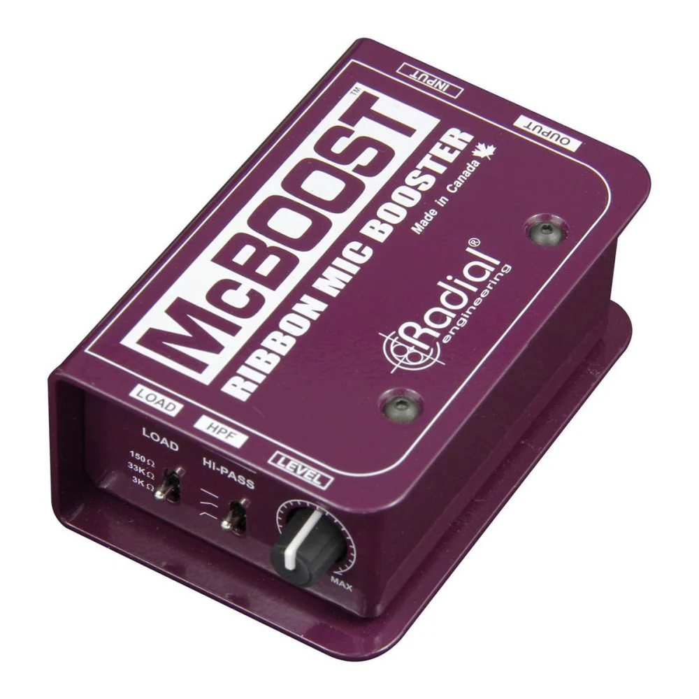 Radial McBoost Microphone Signal Intensifier For Dynamic & Ribbon Mic