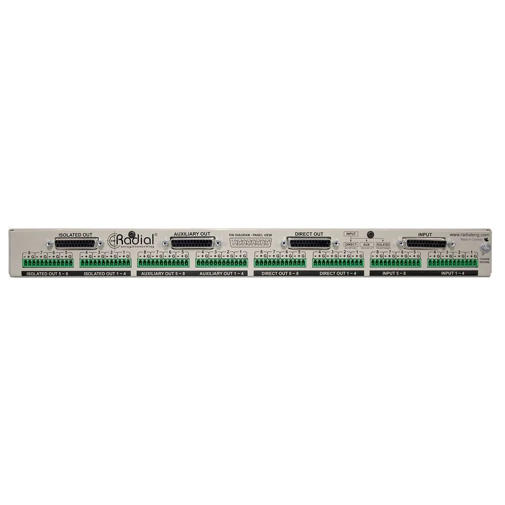 Radial OX8-R 8-Ch 3-Way Mic Splitter w/ Eclipse Transformers - Image 2