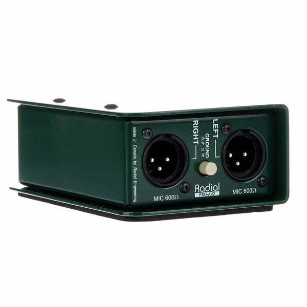 Radial Pro AV2 Stereo Multimedia DI Box Dual RCA , 3.5mm & 1/4 Inputs - Image 7