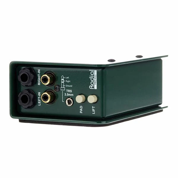 Radial Pro AV2 Stereo Multimedia DI Box Dual RCA , 3.5mm & 1/4 Inputs - Image 8