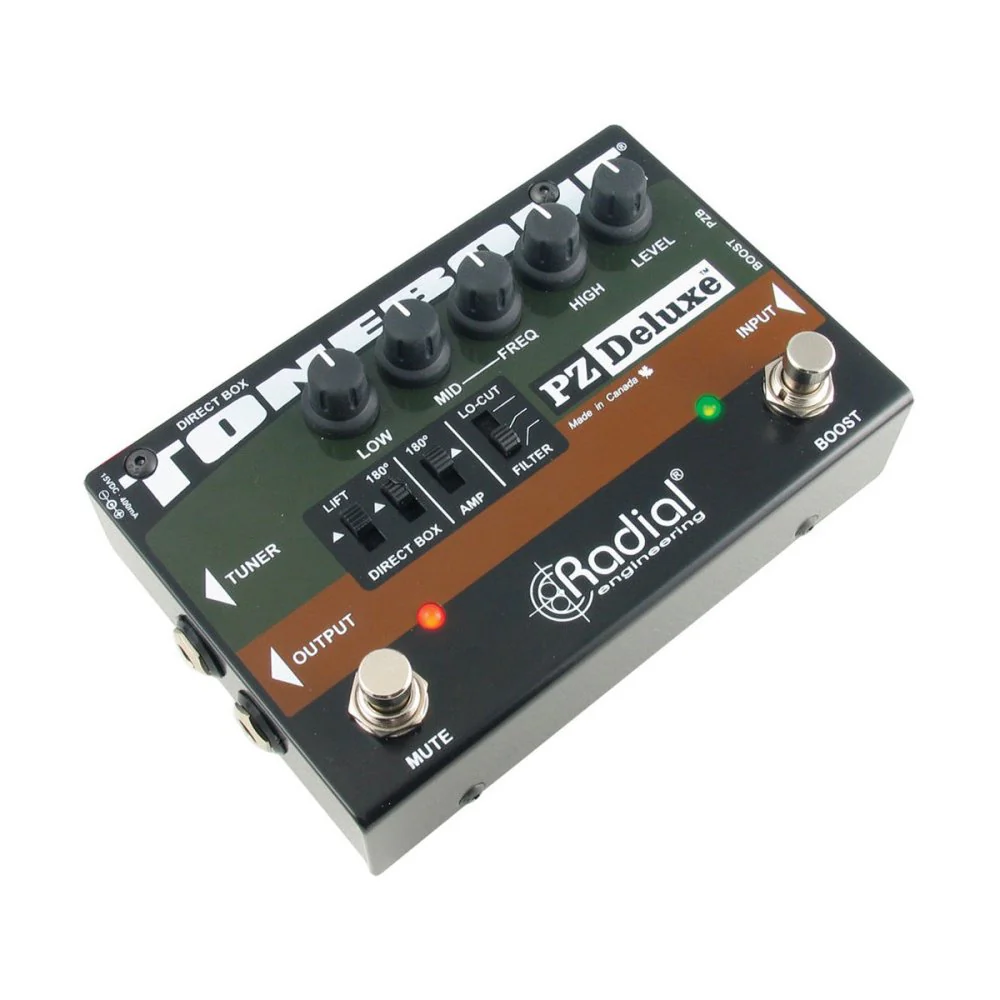Radial PZ-Deluxe Acoustic instrument Preamp w/ EQ & DI