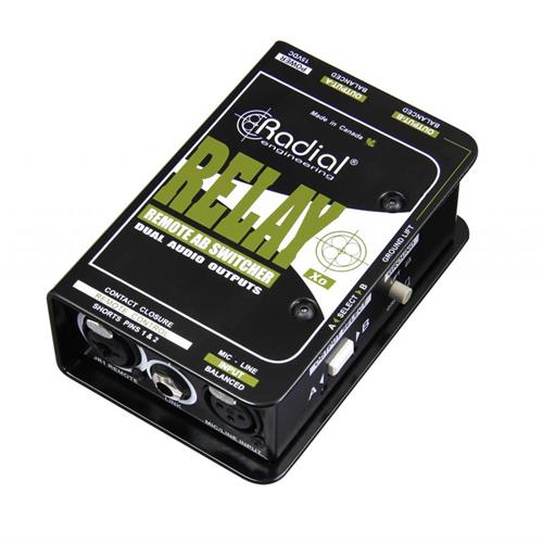 Radial RELAY Xo Remote AB Switcher w/ Dual Audio Outputs - Image 2