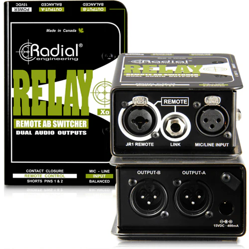 Radial RELAY Xo Remote AB Switcher w/ Dual Audio Outputs - Image 4
