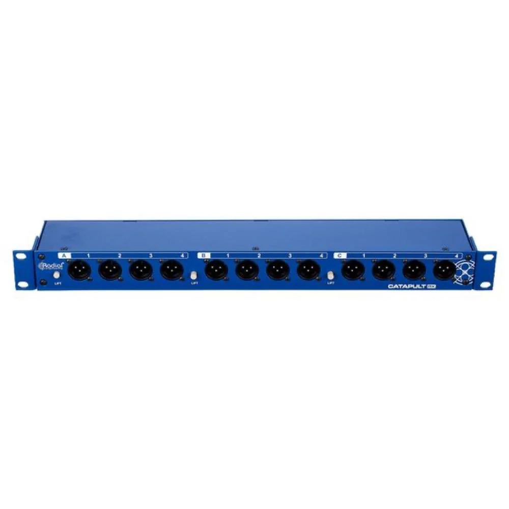 Radial Catapult Rack RX 12-Ch XLR Male Cat5 Audio Receiver