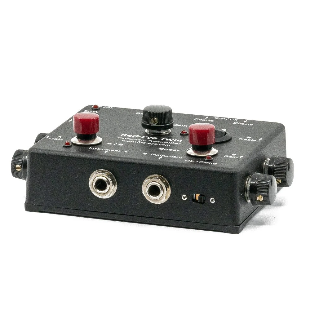Fire-Eye Development Red-Eye TWIN MK2 Dual Input Active & Passive Preamp DI w/ Clean Boost, Effects Loop & AB Switch / Sum - Image 10