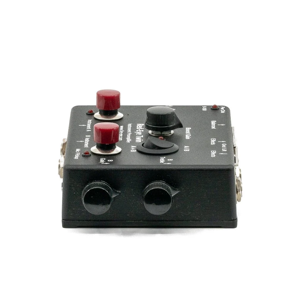 Fire-Eye Development Red-Eye TWIN MK2 Dual Input Active & Passive Preamp DI w/ Clean Boost, Effects Loop & AB Switch / Sum - Image 12