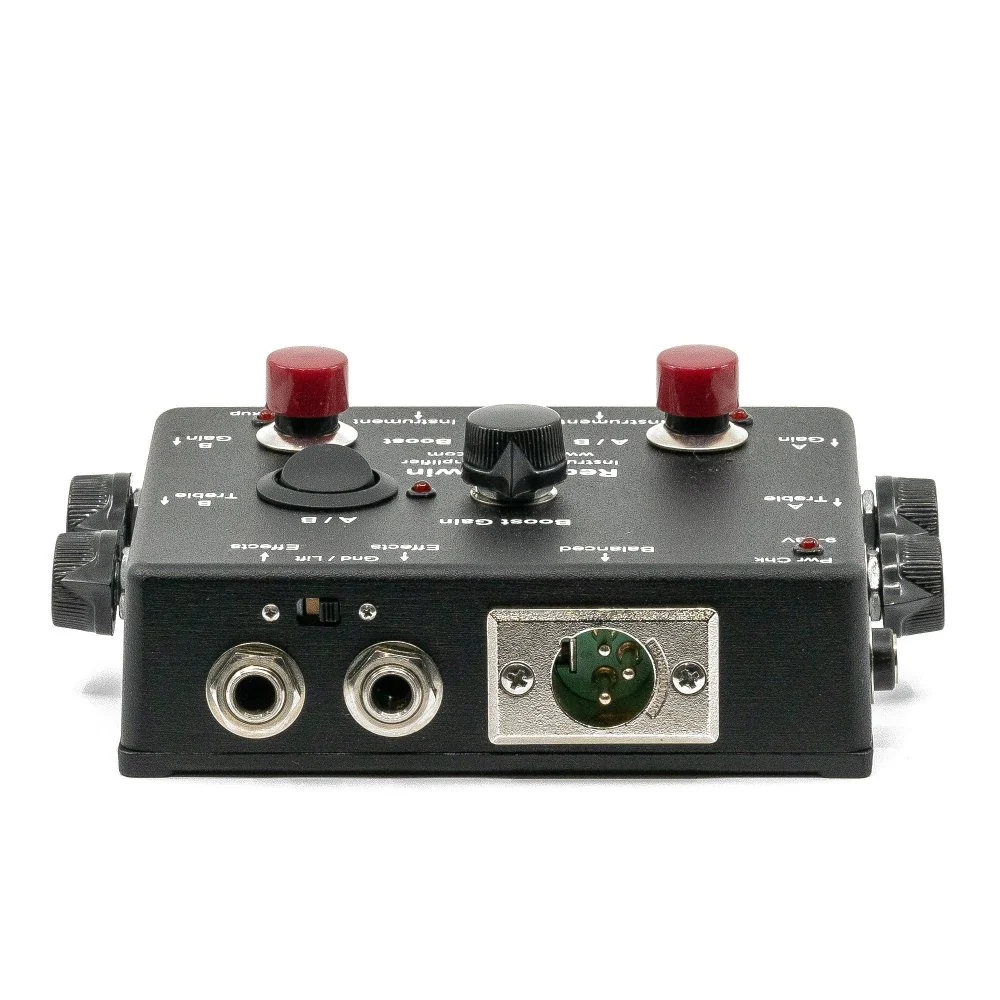 Fire-Eye Development Red-Eye TWIN MK2 Dual Input Active & Passive Preamp DI w/ Clean Boost, Effects Loop & AB Switch / Sum - Image 14