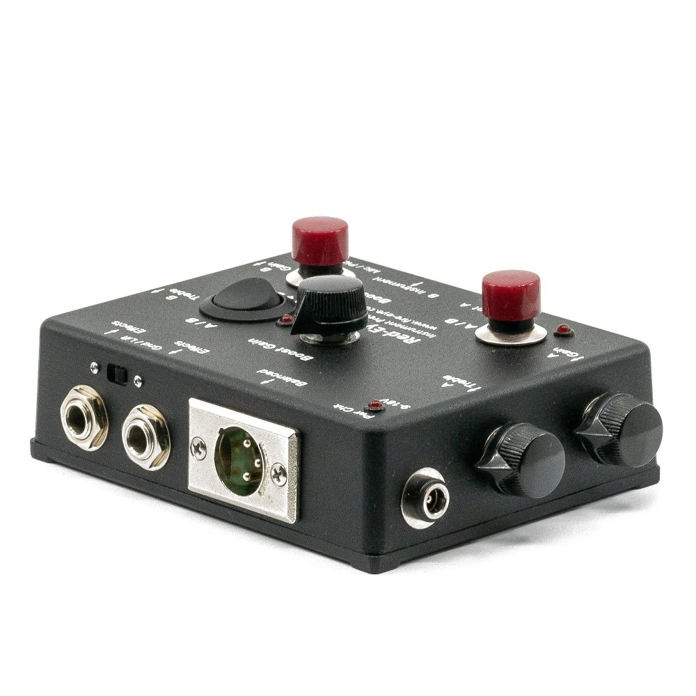 Fire-Eye Development Red-Eye TWIN MK2 Dual Input Active & Passive Preamp DI w/ Clean Boost, Effects Loop & AB Switch / Sum - Image 15