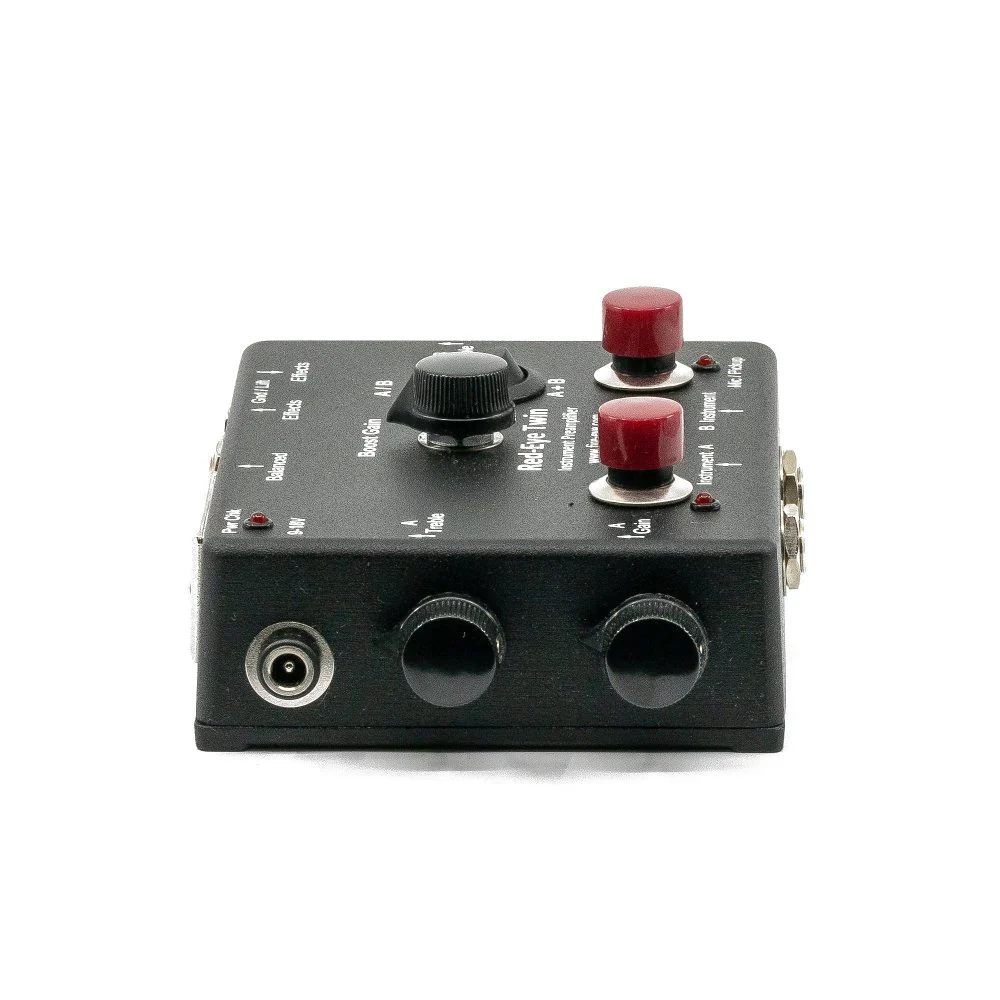 Fire-Eye Development Red-Eye TWIN MK2 Dual Input Active & Passive Preamp DI w/ Clean Boost, Effects Loop & AB Switch / Sum - Image 16