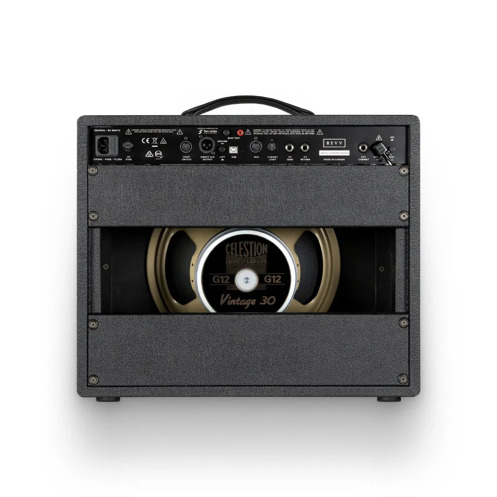 REVV D25 Dynamis 1x12" Valve Amp Combo Black - Image 2