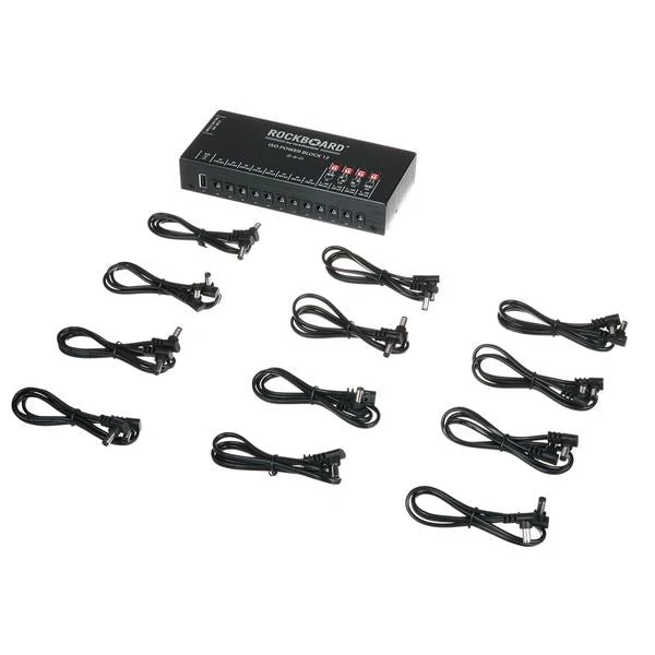Rockboard ISO Power Block IEC V12 High Current 12-Output Pedal Power Supply - Image 5