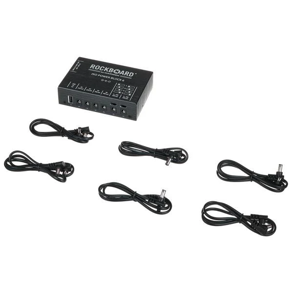 Rockboard ISO Power Block IEC V6 High Current 6-Output Pedal Power Supply - Image 4