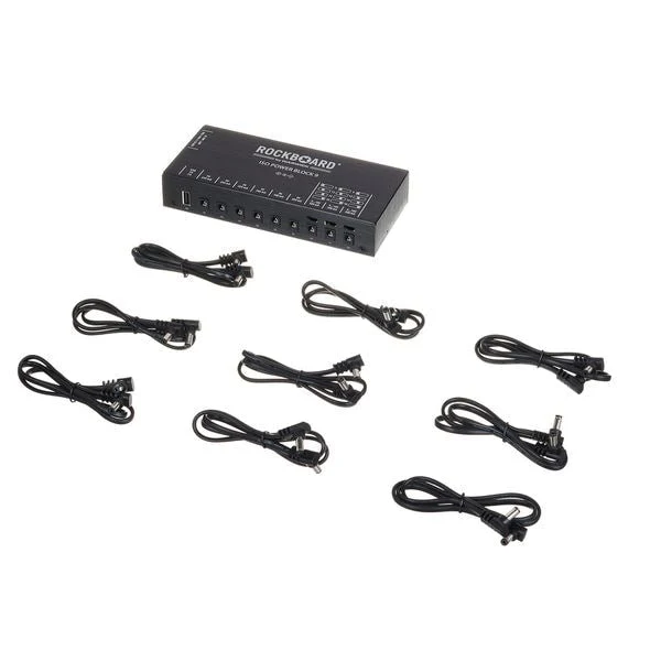 Rockboard ISO Power Block IEC V9 High Current 9-Output Pedal Power Supply - Image 4