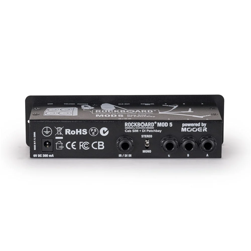 Warwick Rockboard MOD 5 CAB SIM, DI & IR Loader All-in-One Patchbay - Image 3