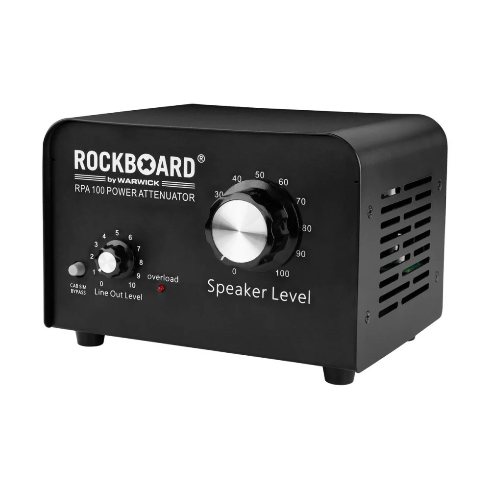 Rockboard RPA 100 Power Amp Attenuator 100W At Room Volume w/ Cabinet Simulator, DI & Headphone Output
