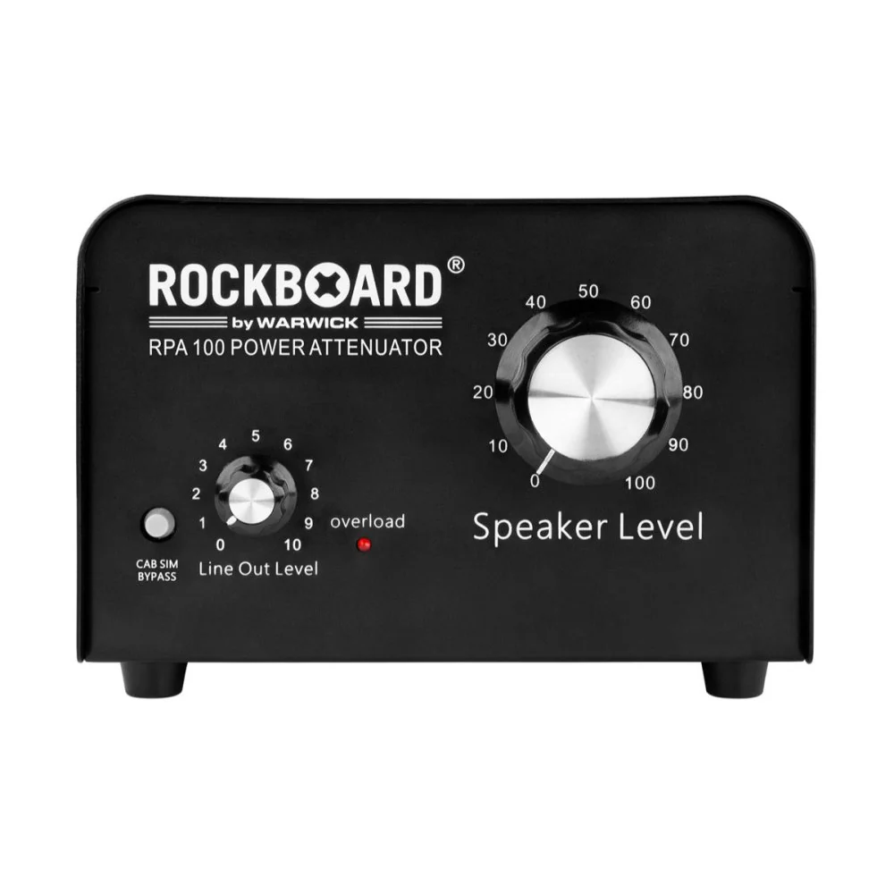 Rockboard RPA 100 Power Amp Attenuator 100W At Room Volume w/ Cabinet Simulator, DI & Headphone Output - Image 2