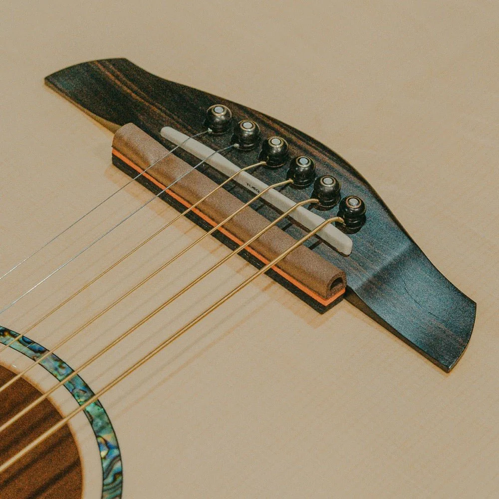 Rosette Rubber Bridge Guitar Kit Tremolo Mute Mod For Acoustic & Classical Guitar - Image 3