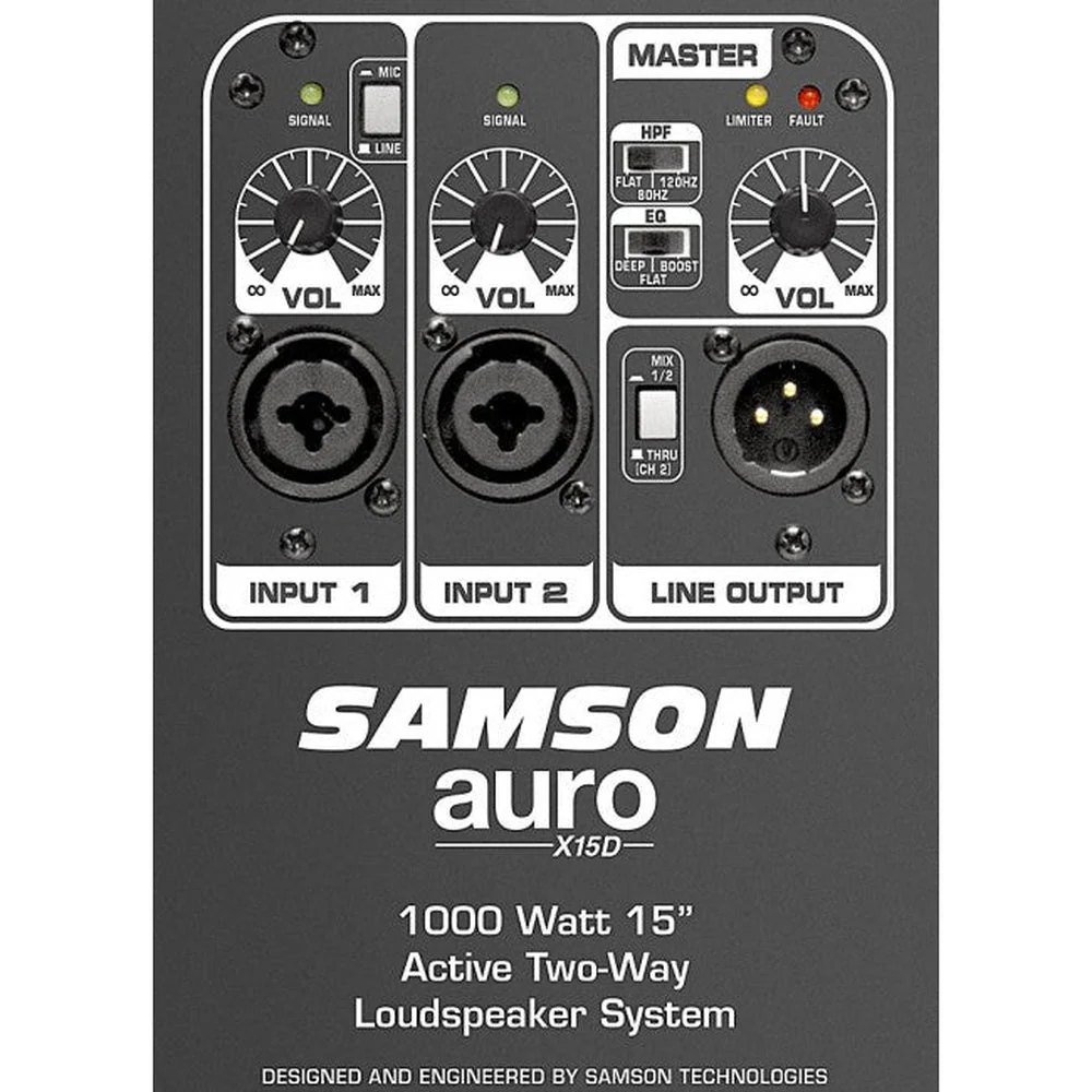 Samson AURO X15D Powered Active PA Speaker - Image 5