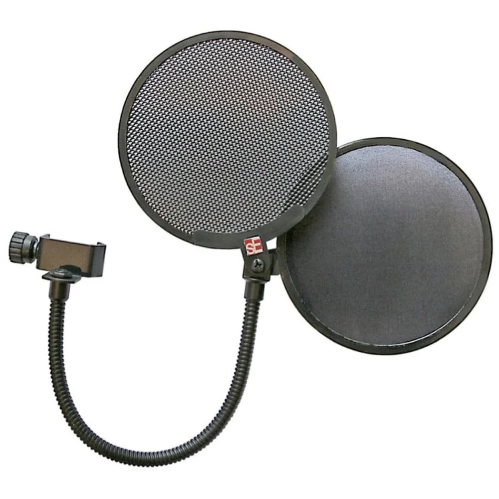sE Electronics Dual Pro Studio Microphone Pop Filter Metal & Fabric - Image 2