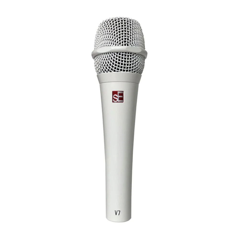sE Electronics sE V7 White Super Cardioid Dynamic Microphone