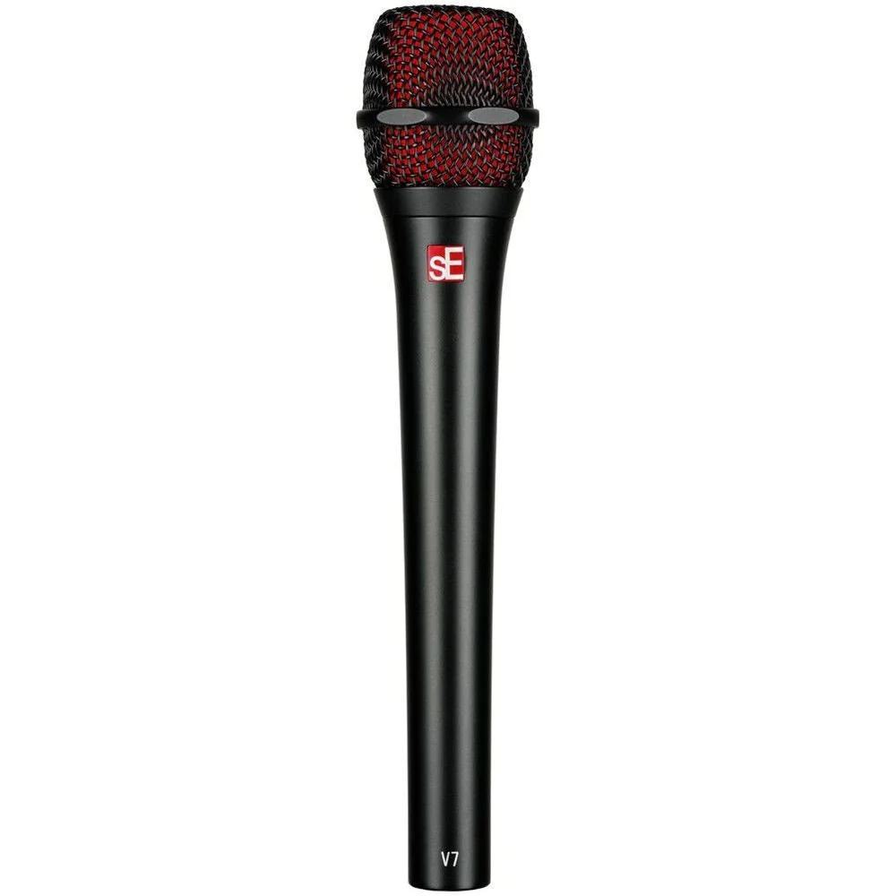 sE Electronics V7 ENG Supercardioid Handheld Mic For Broadcast (Black)