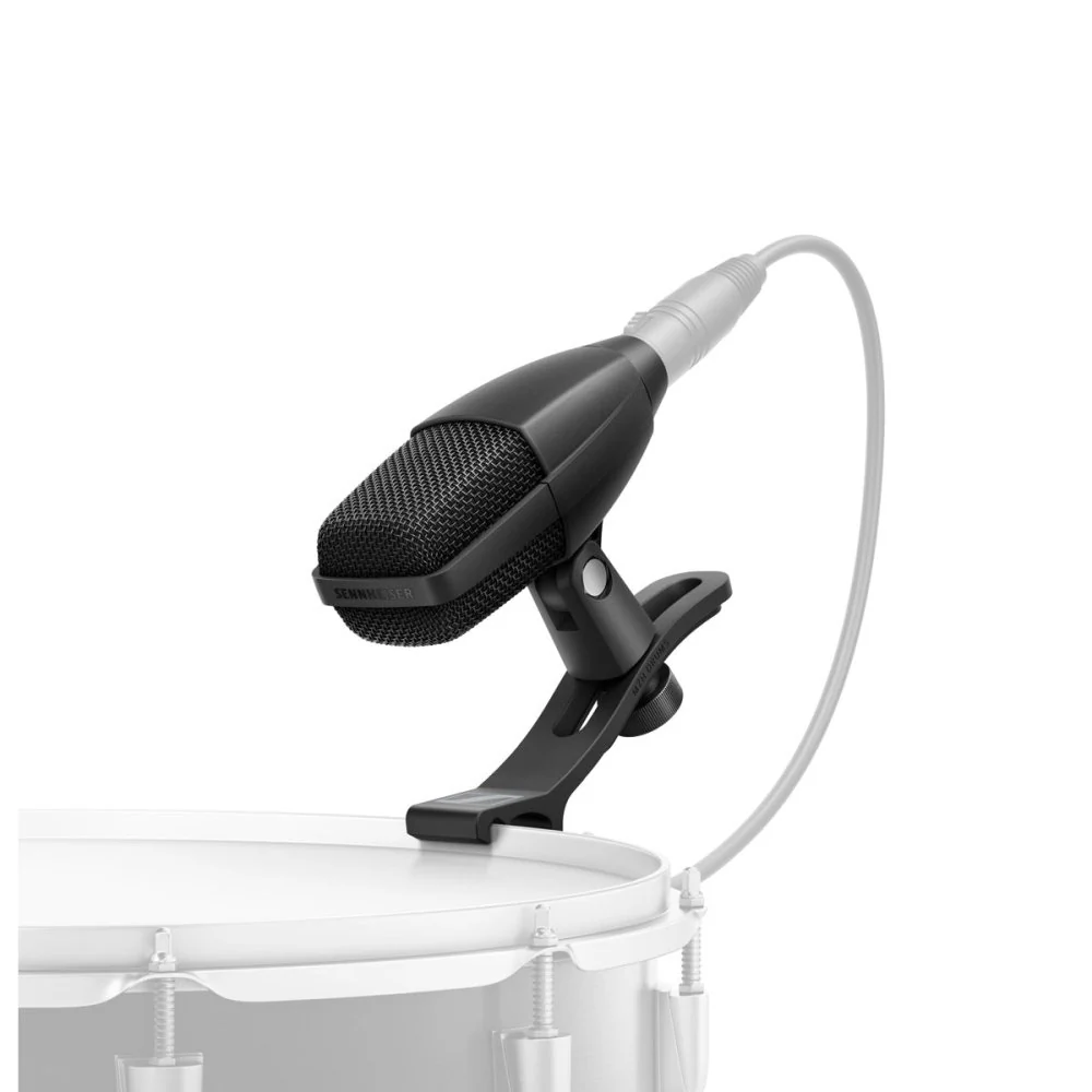 Sennheiser MD421 KOMPACT + MZH Drum Clamp Multi-Purpose Cardioid Dynamic Microphone