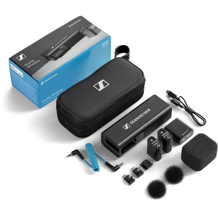 Sennheiser Profile Wireless 2-Channel Set 32-Bit Float Recording Wireless Mic Set w/ Charging Case - Image 2