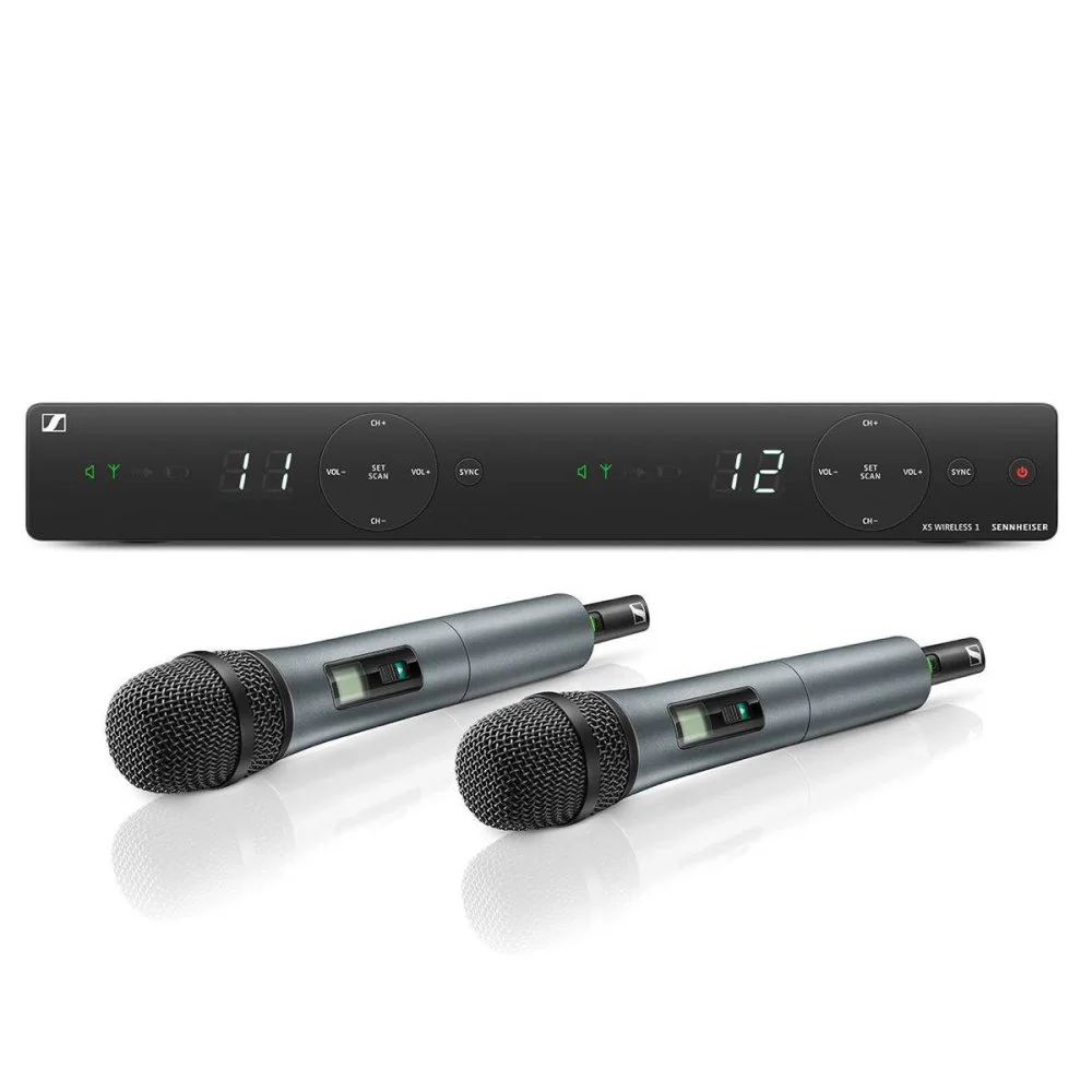 Sennheiser XSW 1-835 DUAL-BC 2-Channel Wireless Handheld Mic System BC-BAND