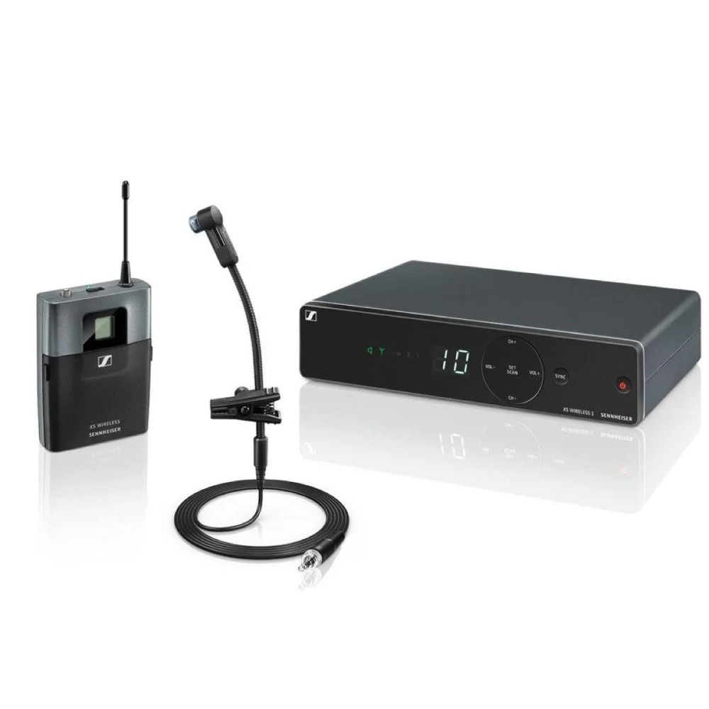 Sennheiser XSW 1-908-A Wireless Brass Instrument Microphone System A BAND