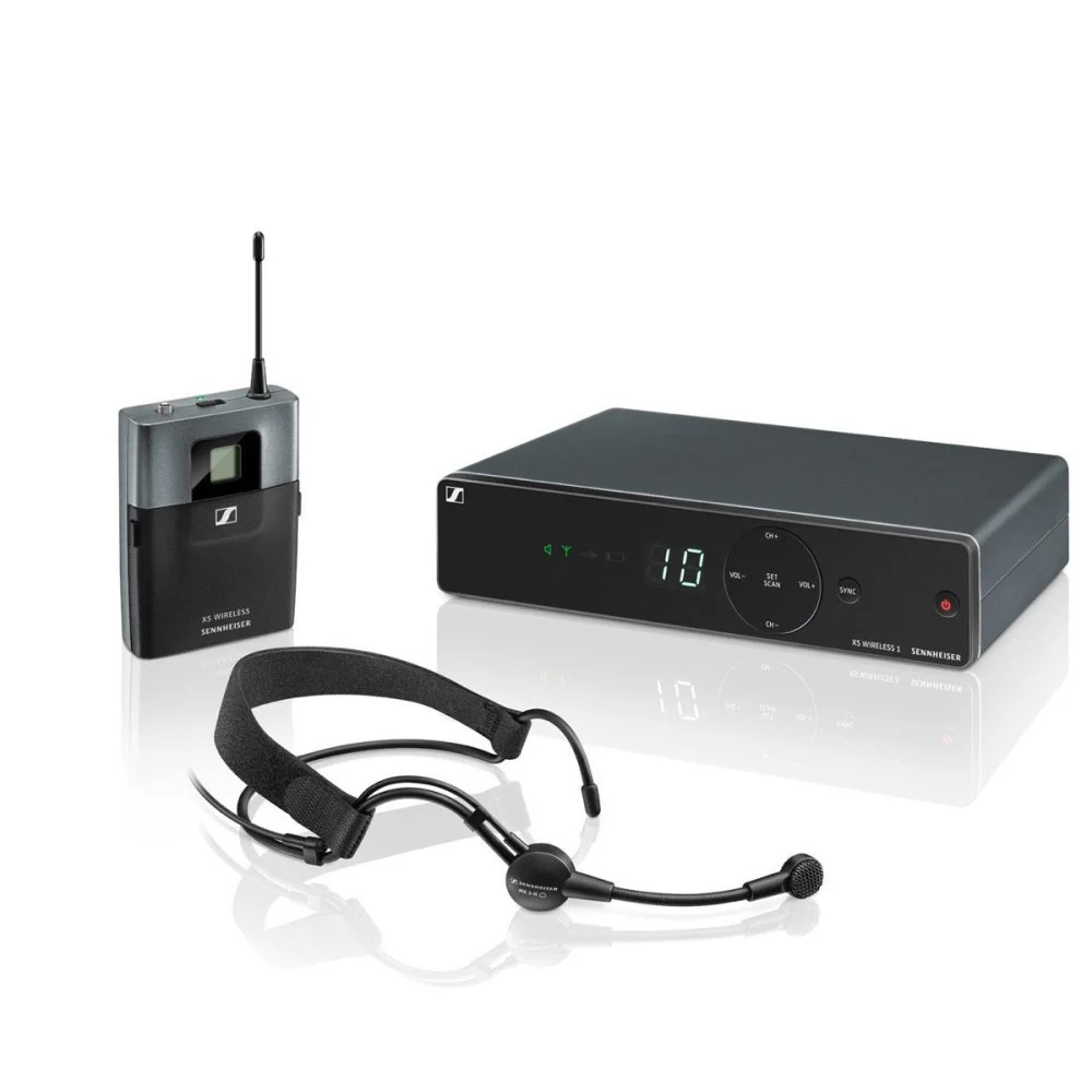 Sennheiser XSW 1-ME3-B Wireless Headset Microphone System B BAND