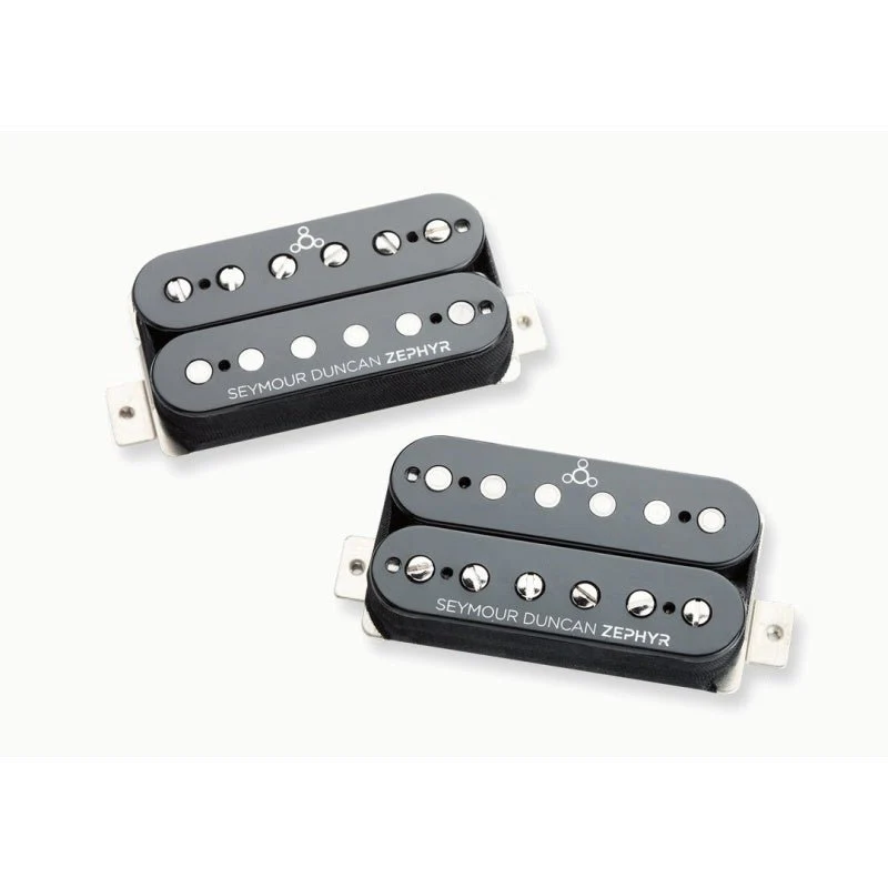Seymour Duncan Zs 1s Zephyr Silver Humbucker Set Black