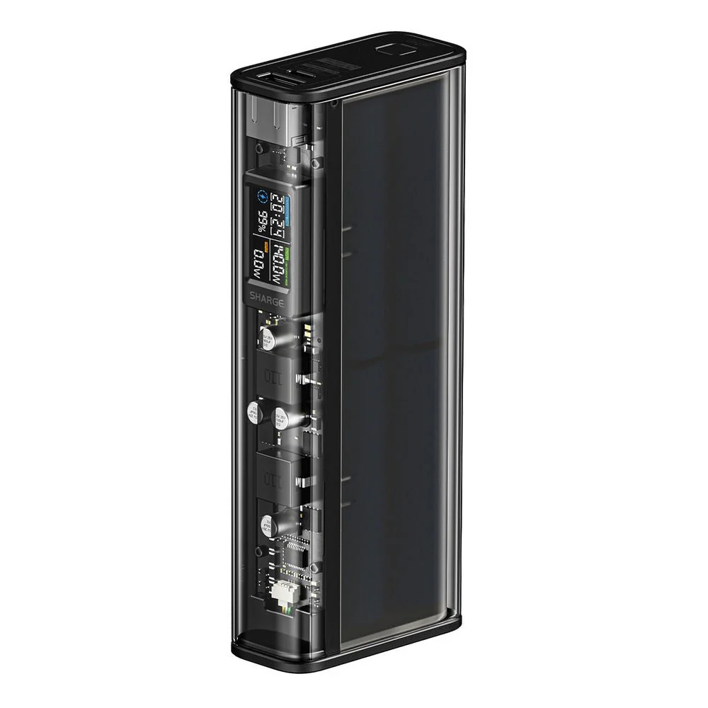 Sharge 140 Power Bank - Capacity 20000mAh - Black Version - Image 2