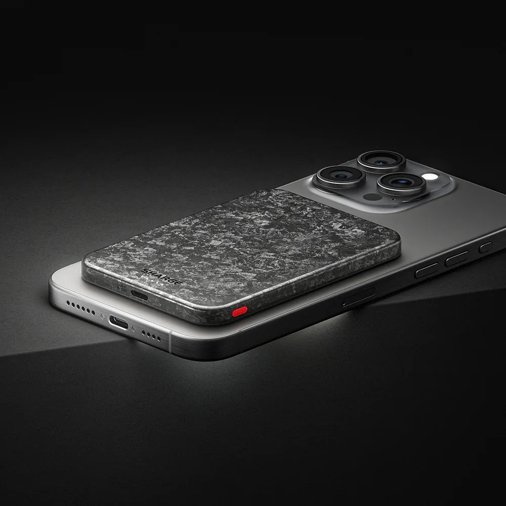 Sharge CarbonMag 5K - 5000mAh Wireless Carbon Fiber Power Bank(Complied with Qi2 Fast Wireless Charge Protocal) - Image 3