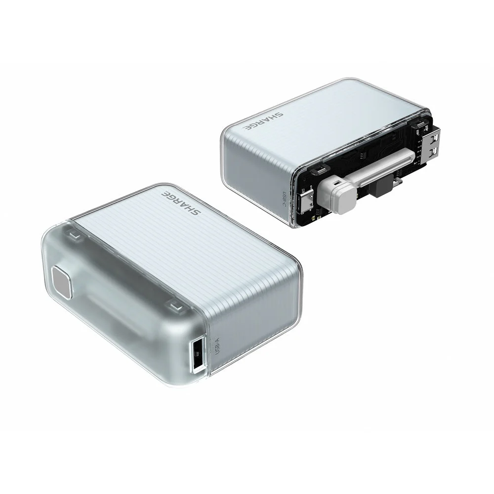 Sharge Flow Mini Power Bank 5800mah - Light Nordic Blue