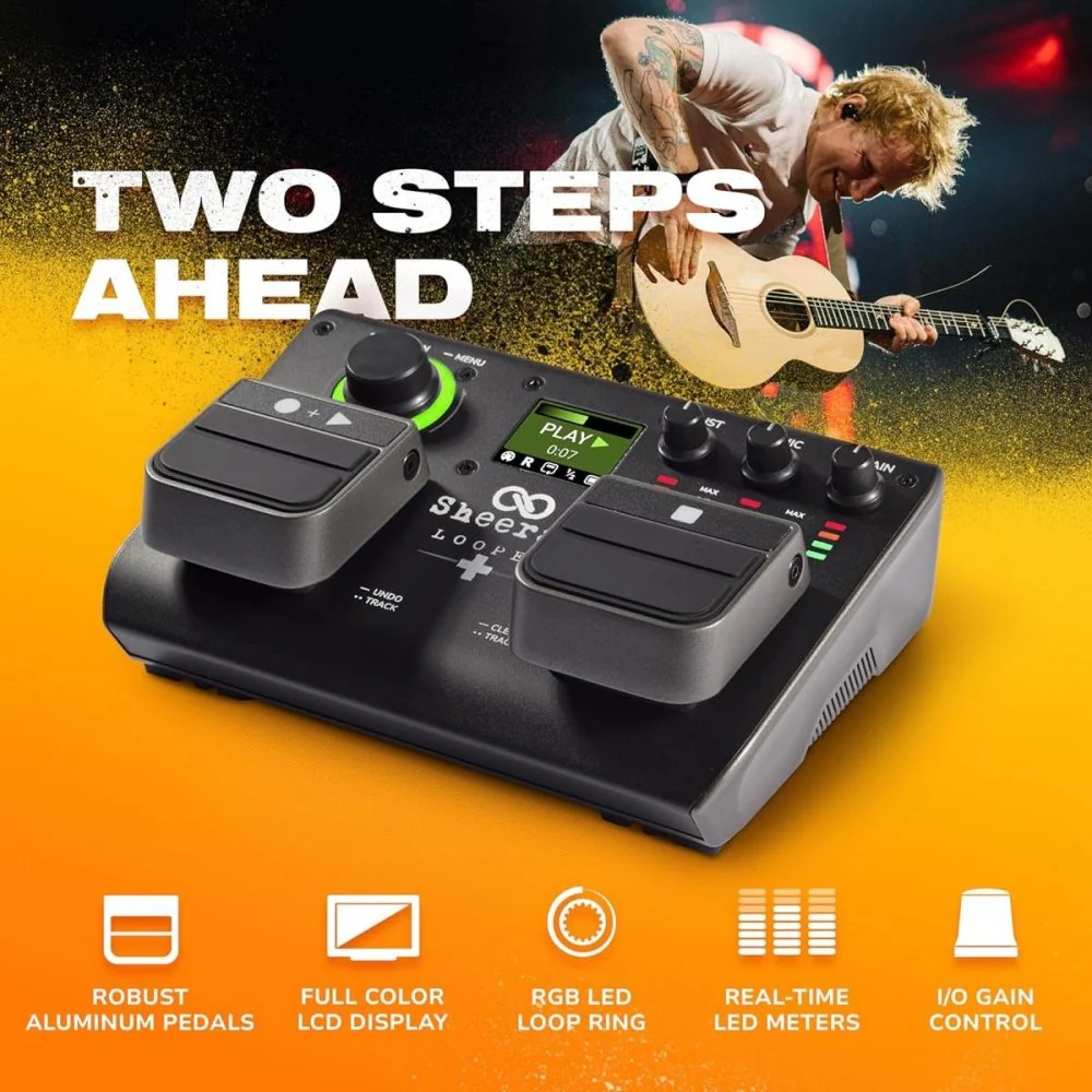 Sheeran Loopers LOOPER + PLUS Stereo Looping Pedal w/ Encoder Control Dial - Image 3