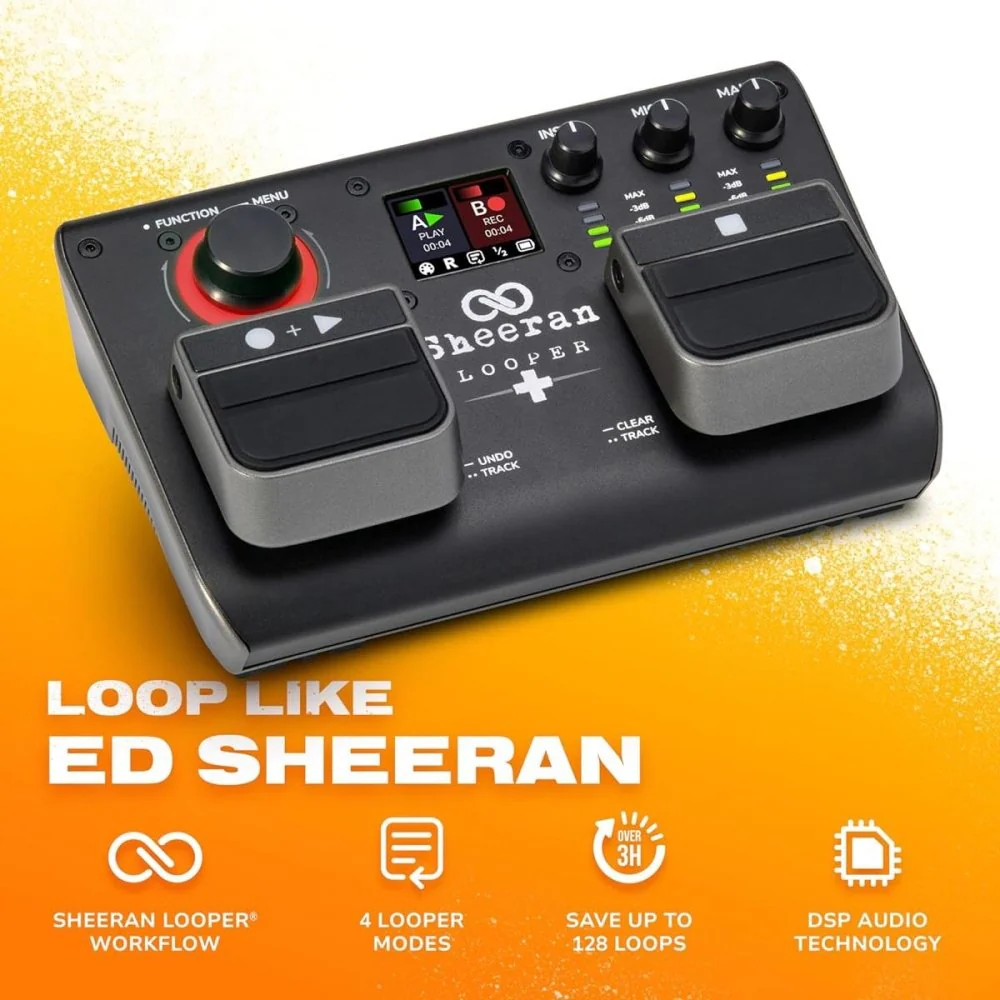 Sheeran Loopers LOOPER + PLUS Stereo Looping Pedal w/ Encoder Control Dial - Image 5