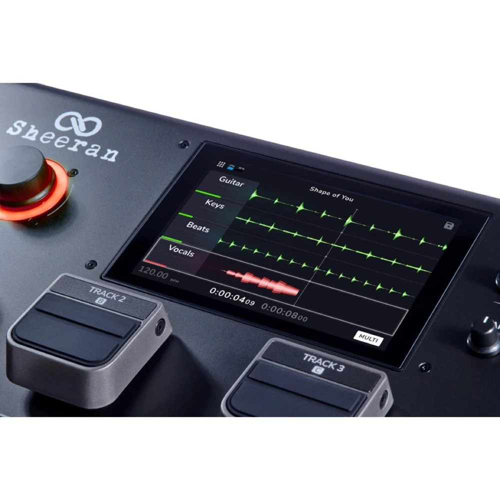 Sheeran Loopers LOOPER X Multitrack Stereo Looping Workstation w/ 7" Touch Screen & On-Board Multi FX Suite - Image 3