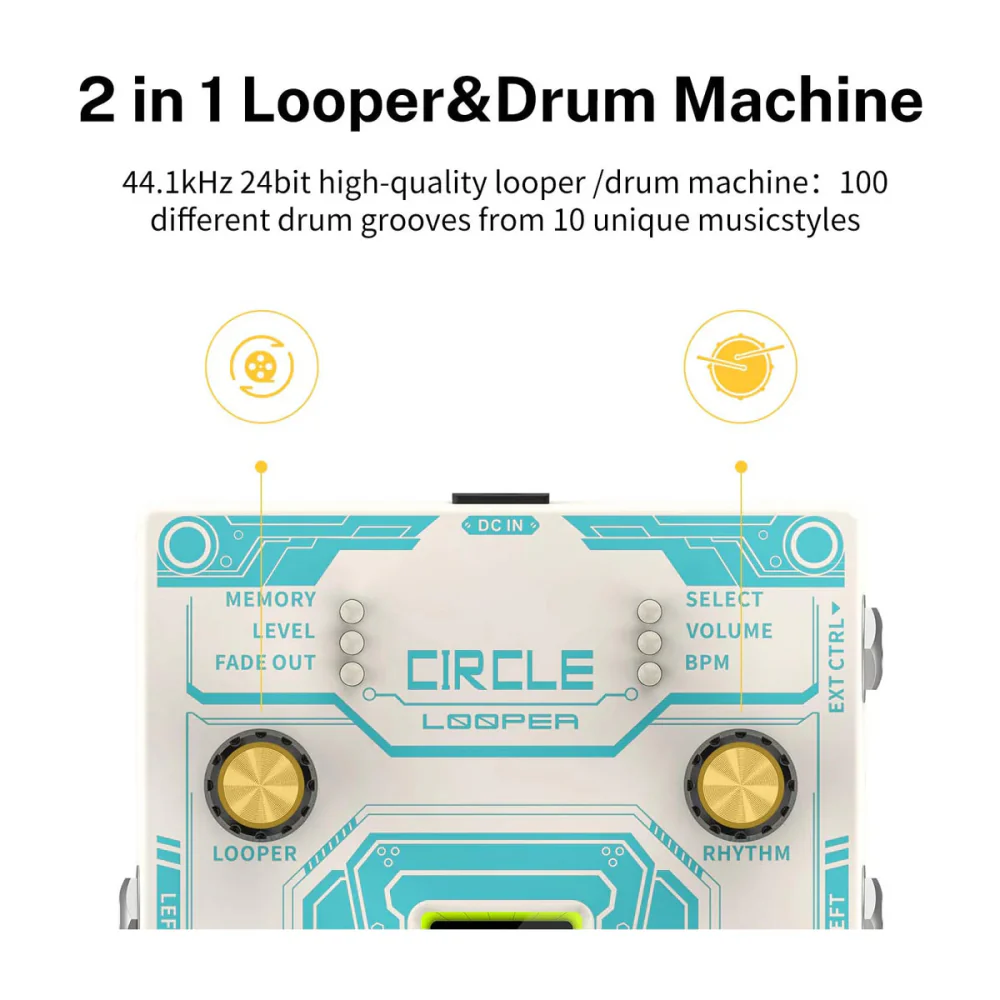 Donner Circle Looper Looper & Drum Machine - Image 3