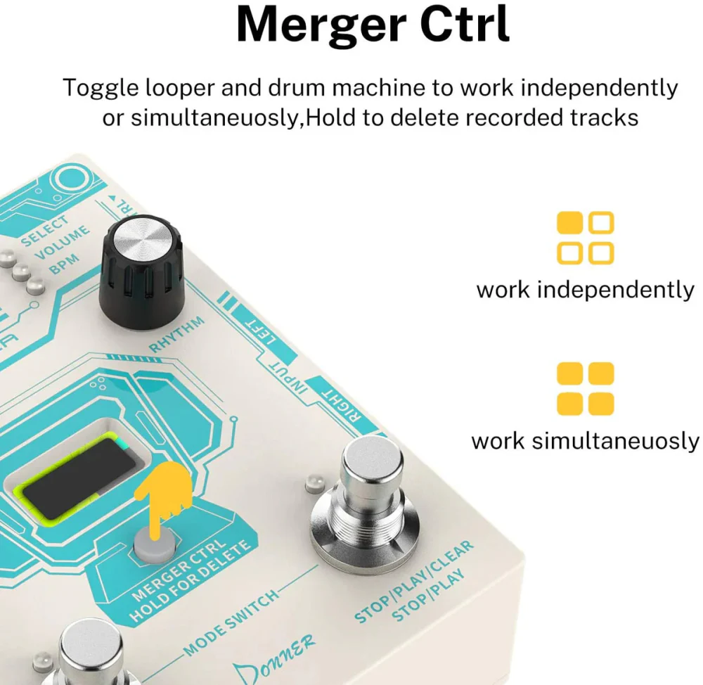 Donner Circle Looper Looper & Drum Machine - Image 5