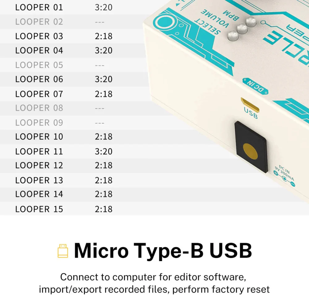 Donner Circle Looper Looper & Drum Machine - Image 6