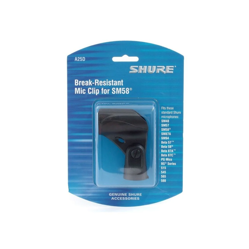 SHURE A25D Genuine Microphone Clip for SM58, SM57, SM87A, BETA58A, BETA87A and more - Image 2