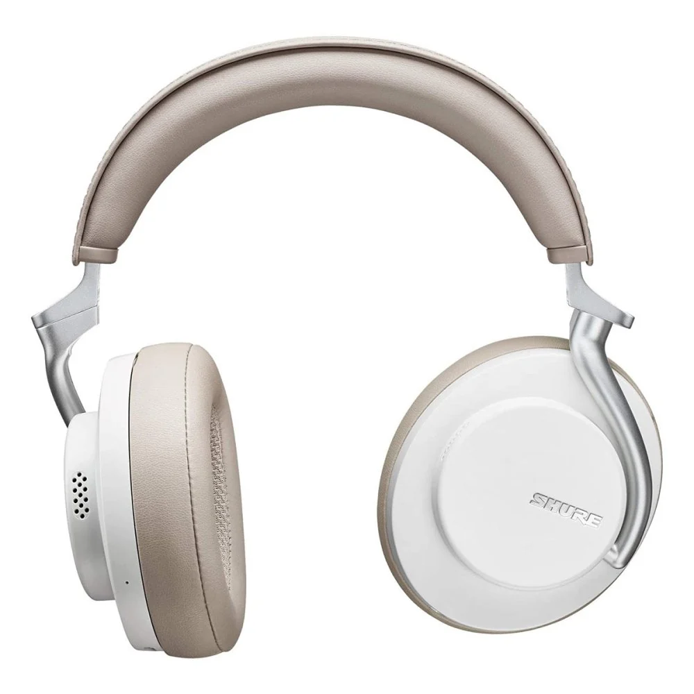Shure AONIC 50 Gen 1 Studio Grade Noise Cancelling Headphone Wired & Wireless White - Image 3