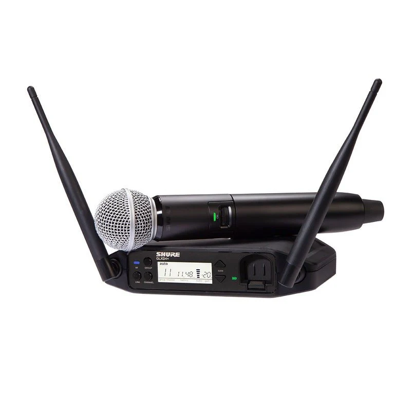 SHURE GLX-D GLXD24/SM58 Digital Wireless Handheld Microphone System