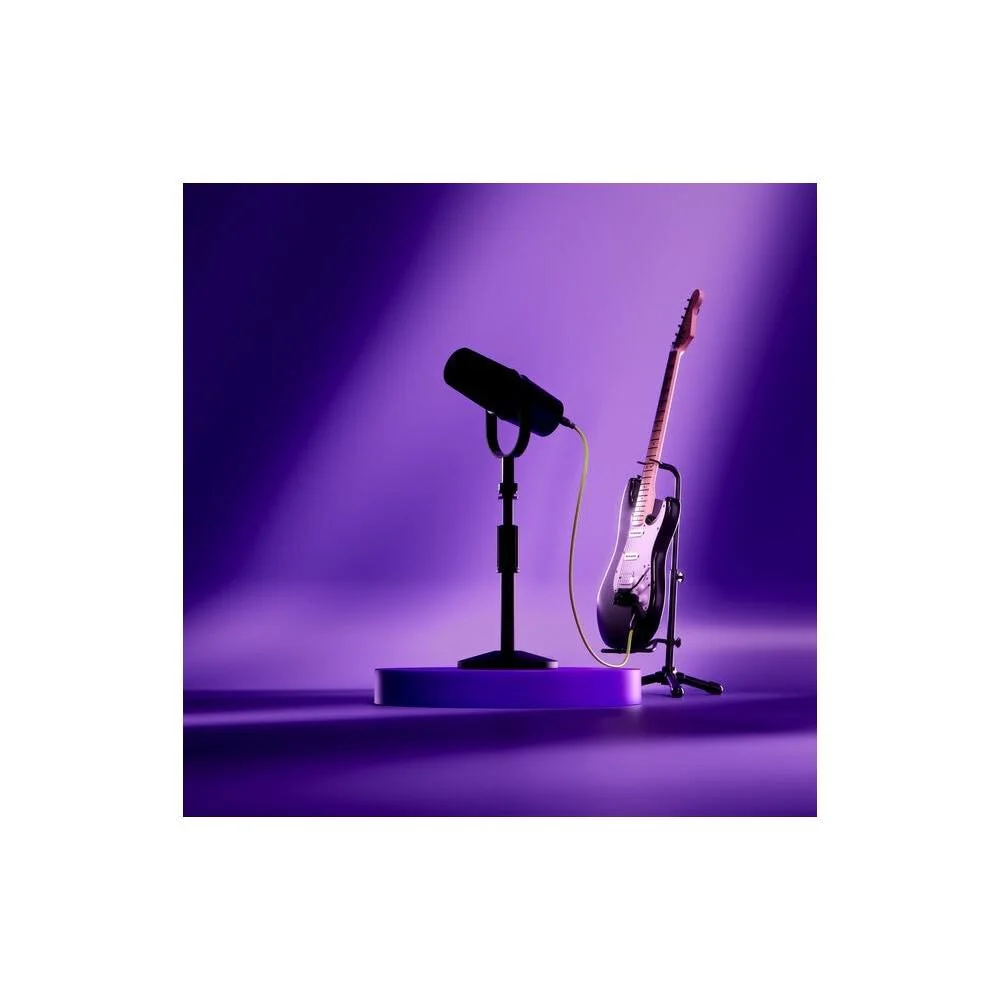 SHURE Motiv MV7i 2Ch Smart Microphone & USB-C Audio Interface w/ LED Touch Panel Black - Image 5